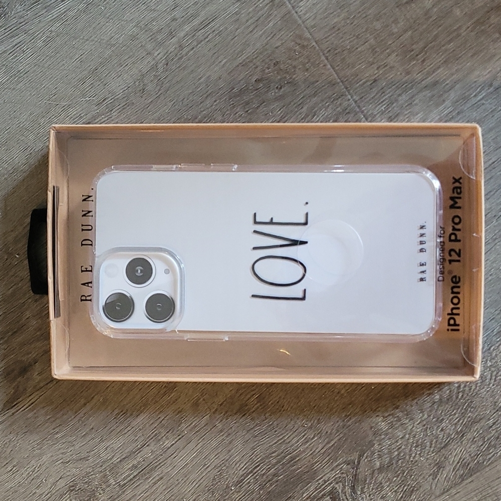Rae Dunn 'Love.' IPhone Pro Max Case